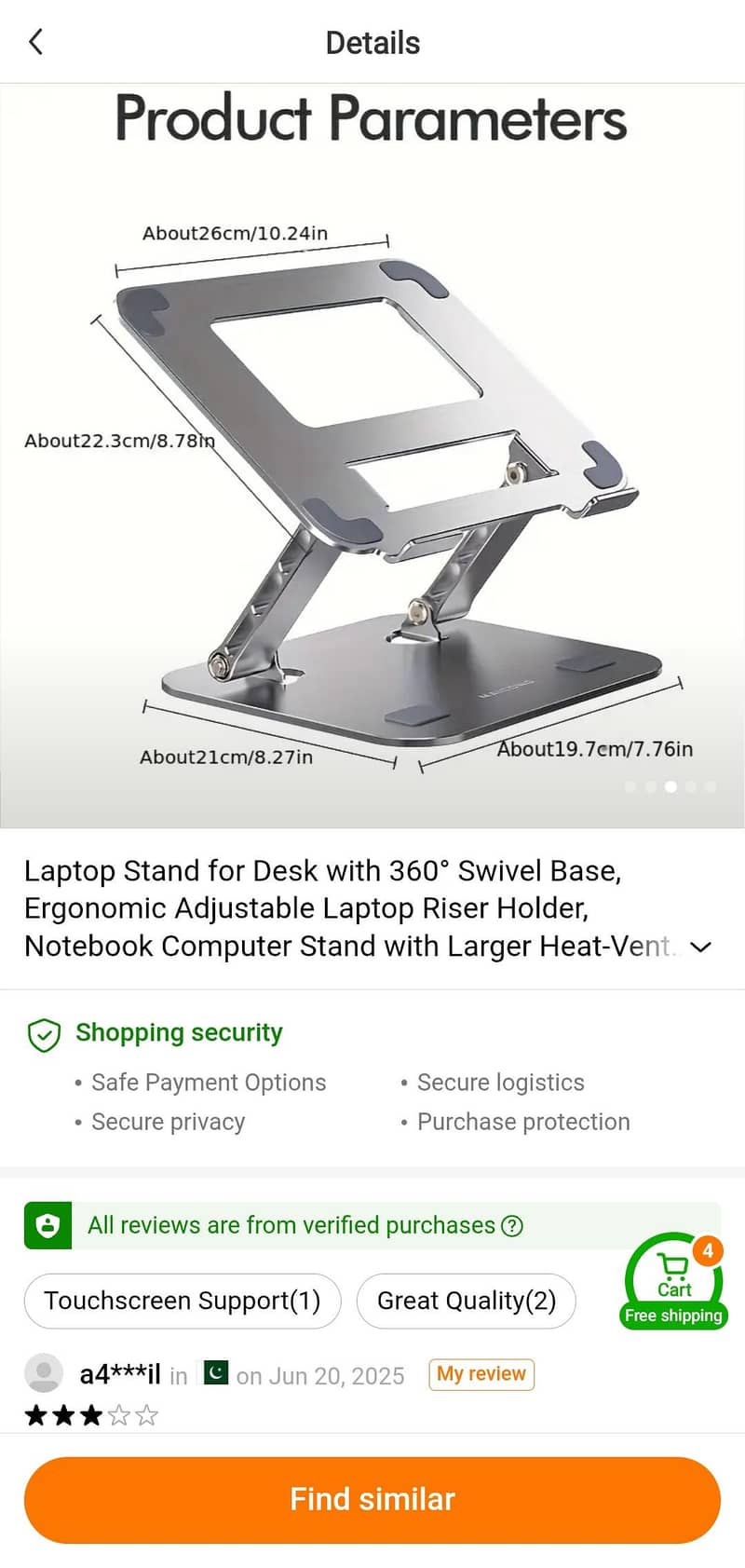 imported laptop stand 2