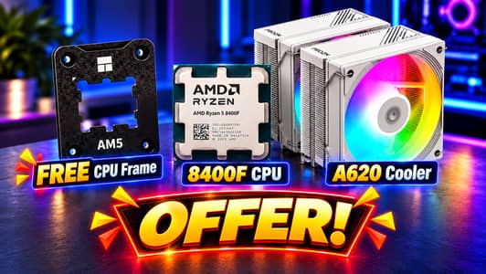 Ryzen 5 8400F + FROZN A620 Pro SE Air Cooler + FREE AM5 Secure Frame