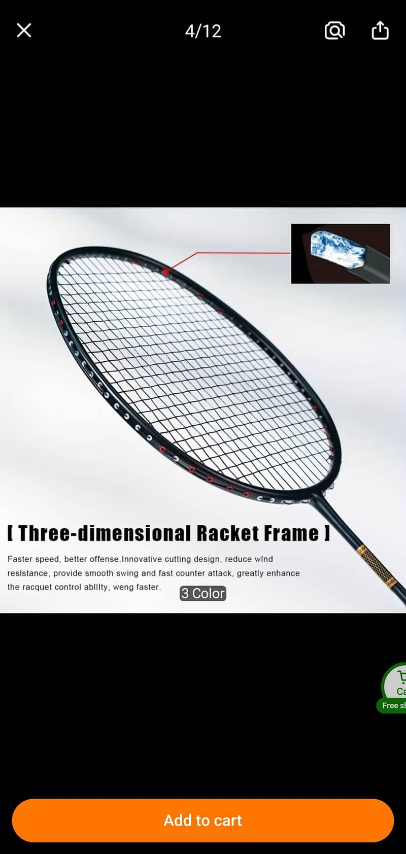imported badminton racket 6