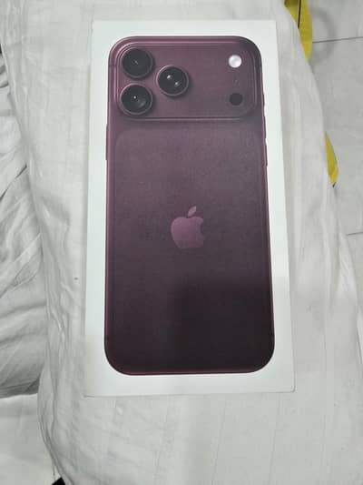 Apple iPhone 18 Pro Max sealed burgundy