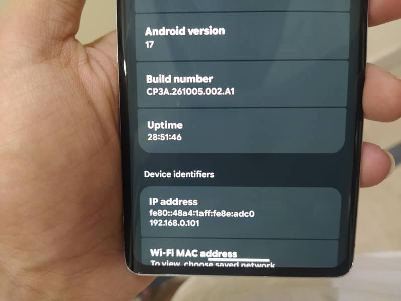 Google Pixel 7 Pro pta 6