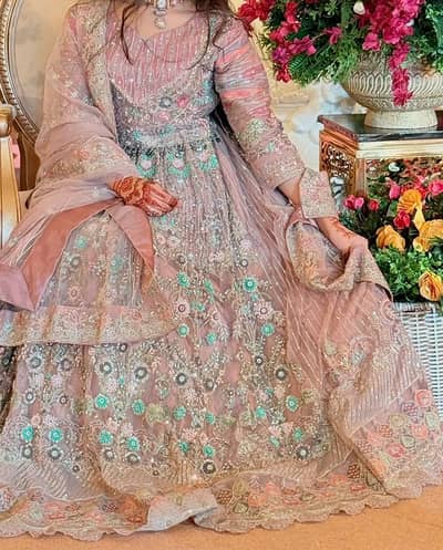 Wedding dress lengha frowks
