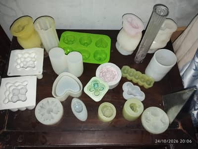 Slightly Used Candle Making Molds & Tools – Complete Bundle