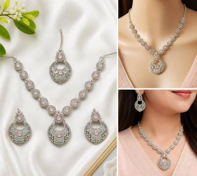 Beautiful Bridal Jewellery Set for Women | Necklace & Earrings