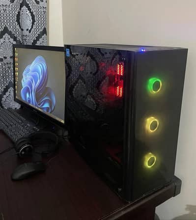 Gaming PC Setup - Ryzen 5 high Performance with Samsung 27 inche LED