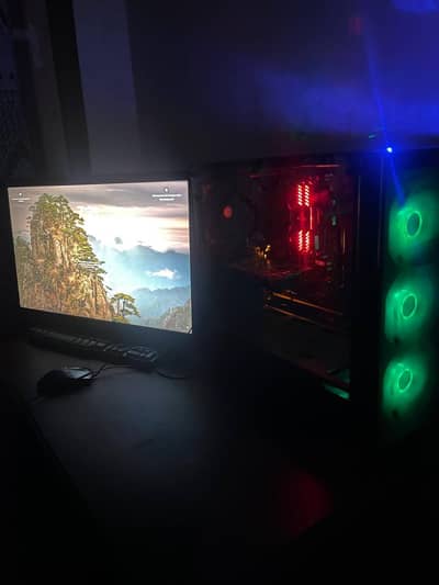 Gaming PC Setup - Ryzen 5 high Performance with Samsung 27 inche LED