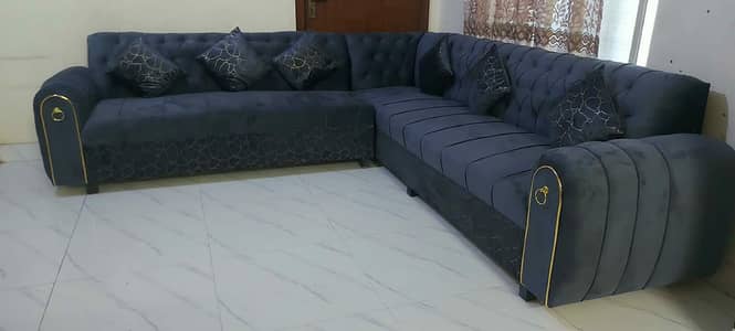 L SHAPE SOFA 6 SEATER BRAND NEW FOR SALE PLZ CALL 03261271600