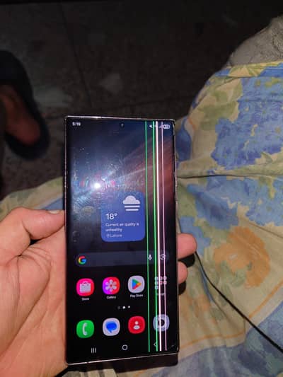 Samsung Mobile S22 Ultra camera nahi chal Raha girne k bad say