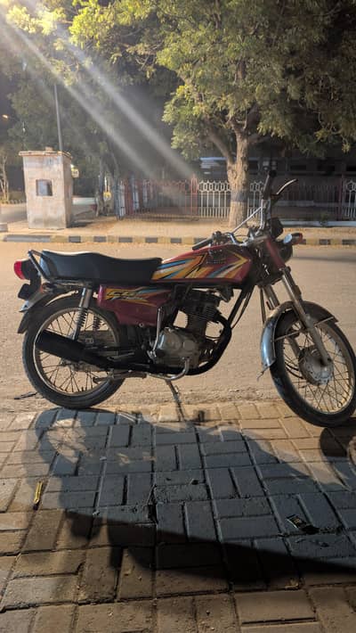 Honda CG 125 2026 Model/Bass Exhaust Installed