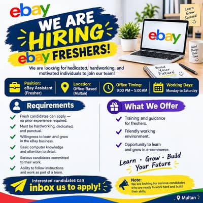 Need online staff for eBay