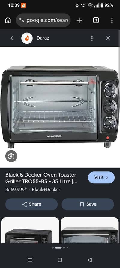 Microwave oven, 1800 Watt, imported, Brand Black & Decker