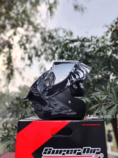 DOT VERIFIED BOX PACK REVI BY VECTOR FLIPUP HELMET