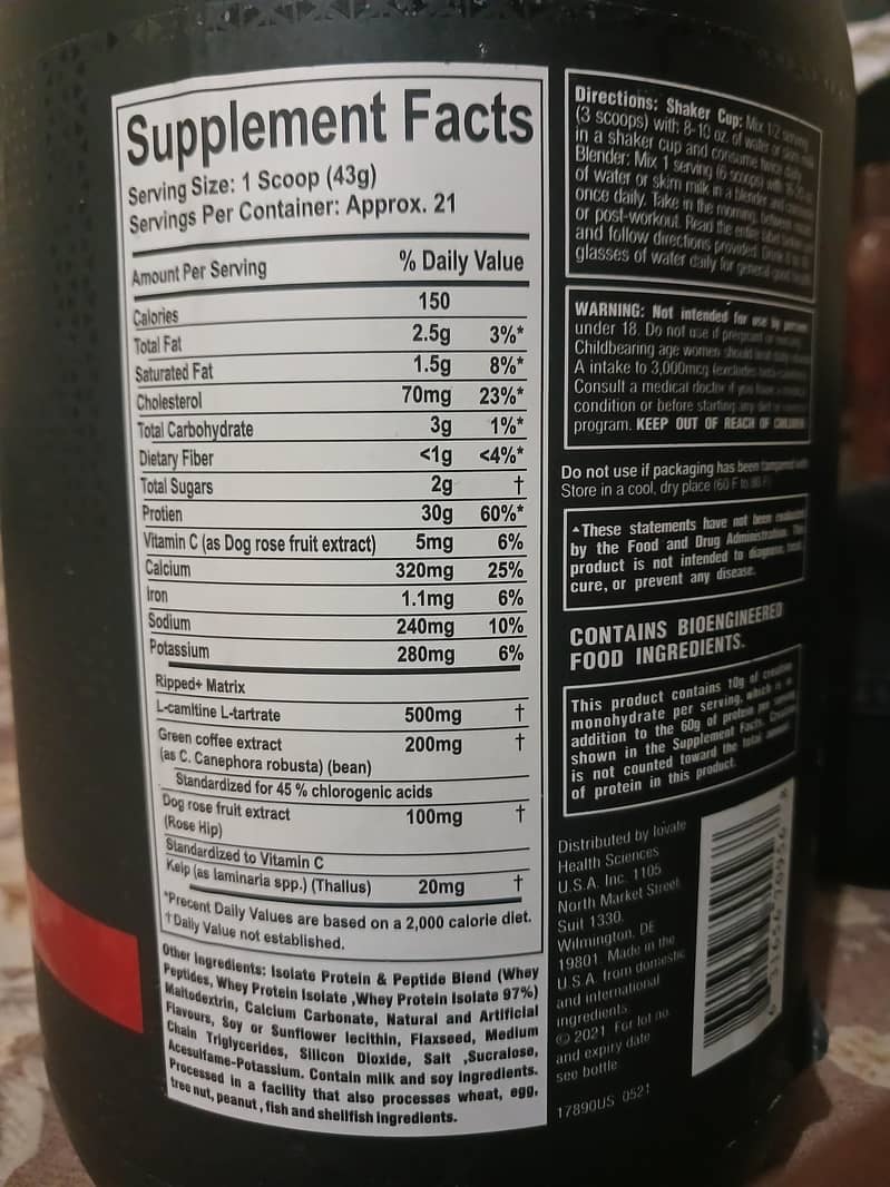 MuscleTech NitroTech Ripped 1