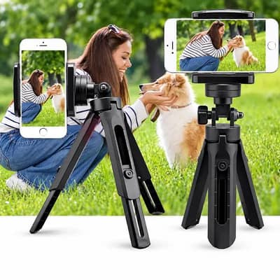 Adjustable Mobile Phone Tripod Stand  selfi stick and video recording