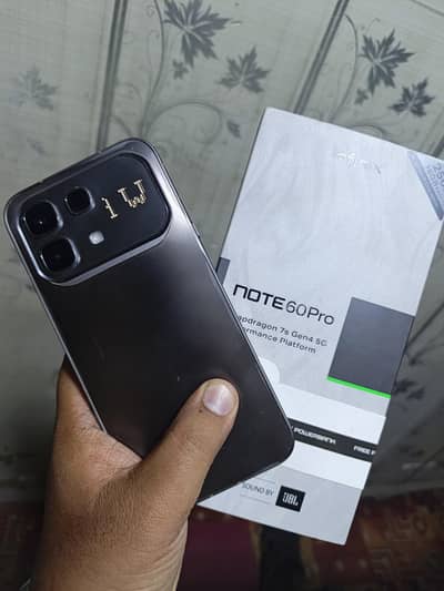 Infinix Note 60 Pro 10 maa warranty with power bank all box