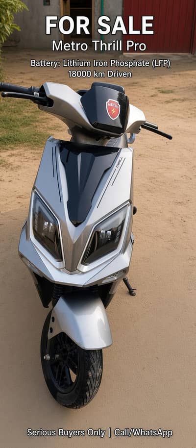**Metro Thrill Pro Electric Scooty For Sale**
