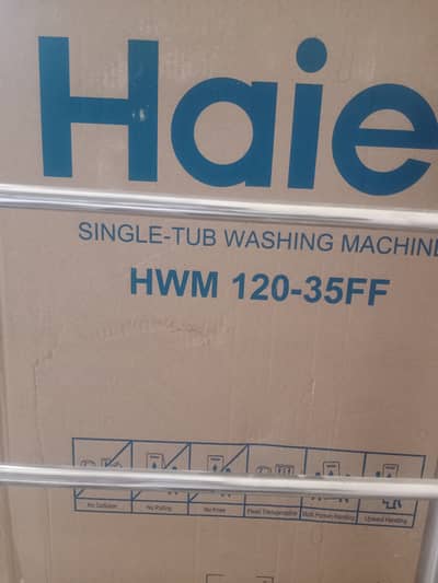 Haier brand new washing machine 120-35 FF