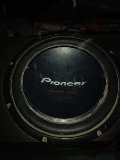 pioneer woofer peti plus brand new amplifier