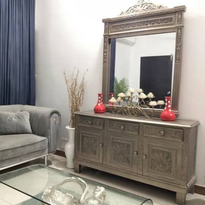 Mirror and side table for sale