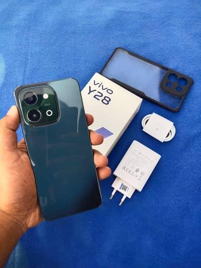 Vivo Y28 (6+6/128GB) Full Box 6000mah Battery 10/10 New Condition