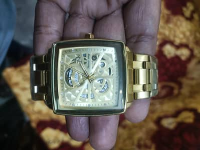 Clive shoes Mens watch  Golden colour