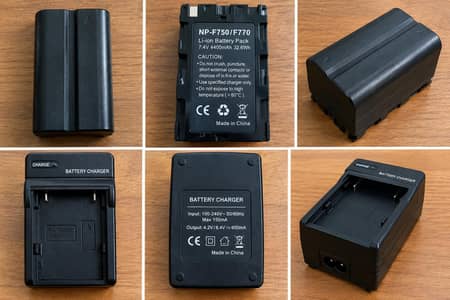 Sony NP-F750 / NP-F770 Battery 4400mAh + Charger