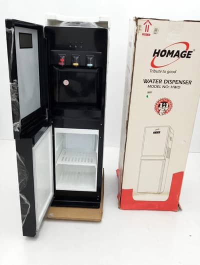 water dispensre glass door