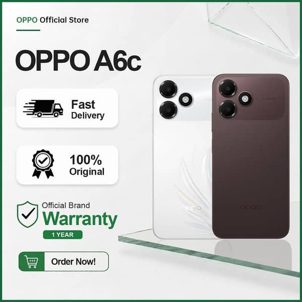 OPPO A6c | 4GB RAM + 64GB ROM