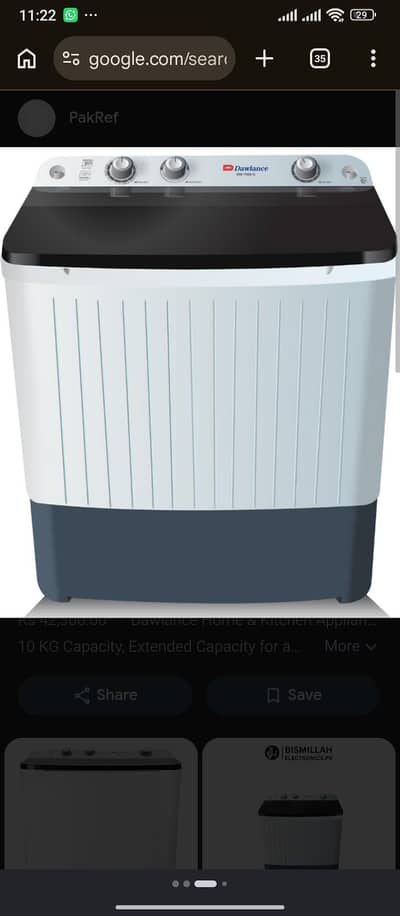 Dawlance DW 7500C Twin Tub Washing machine