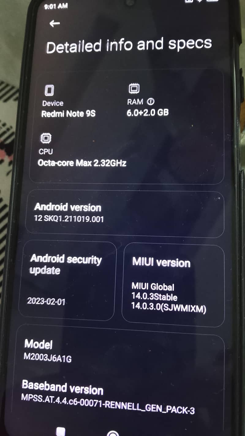 Xiaomi Redmi Note 9S 1