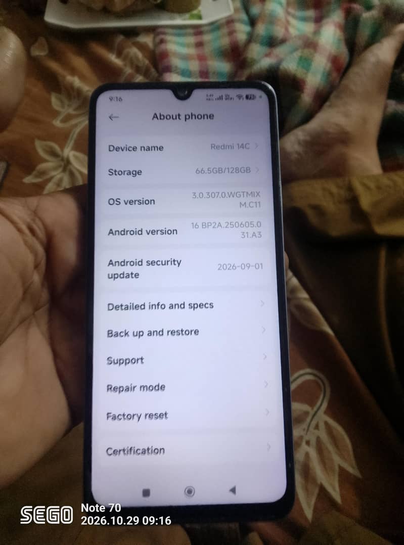 redmi c14 0