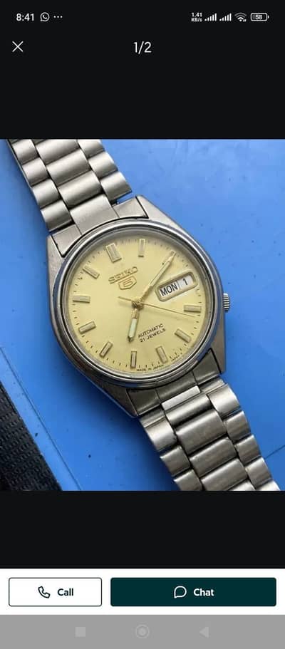 SEIKO 5 automatic watch 1998 model