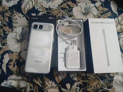 Vivo v80 lite 5g mobile phone PTA approved with complete box for sale