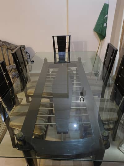 Dining Table with 8 Chairs For Sale in Lahore