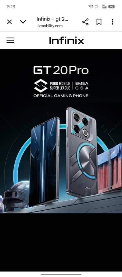 Exchange Possible-infinix GT 20pro 5G Spatial gaming+cemoars phone