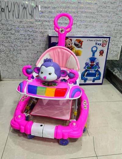 Pink Baby Walker