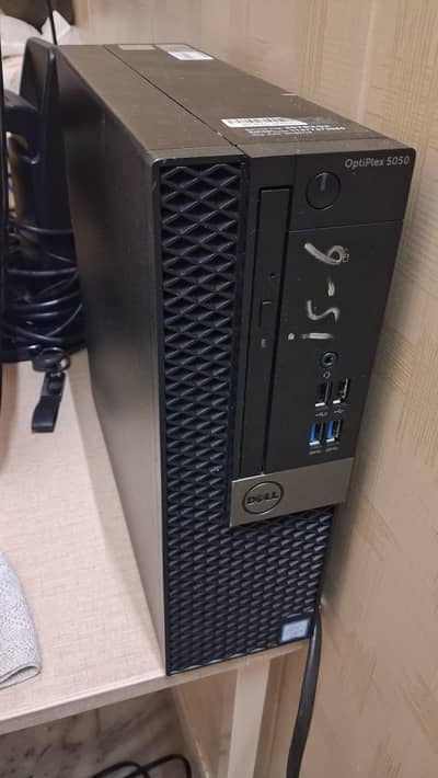 Dell Tower PC, Core i5, 6th Generation, 8GB RAM, 128GB SSD