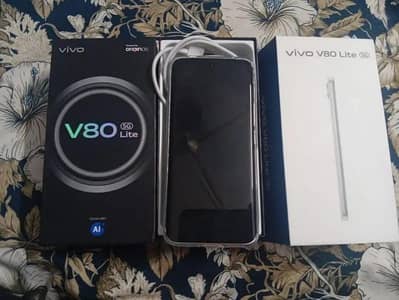 Vivo v80 lite 5g mobile phone PTA approved with complete box for sale
