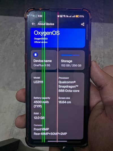 One Plus 9  12/256 gaming mobile