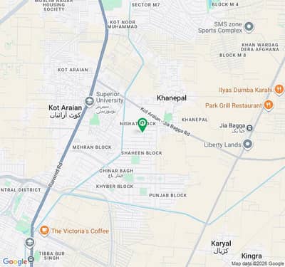 Residential Plot Sized 10 Marla Available In Chinar Bagh - Nishat Block