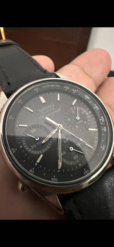seiko chronograph sale watch all working condition