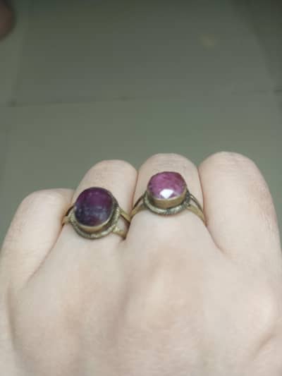 Original Anari Yaqoot rings