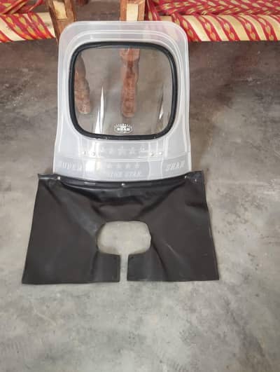 Honda 125 safe guard and front mirror original