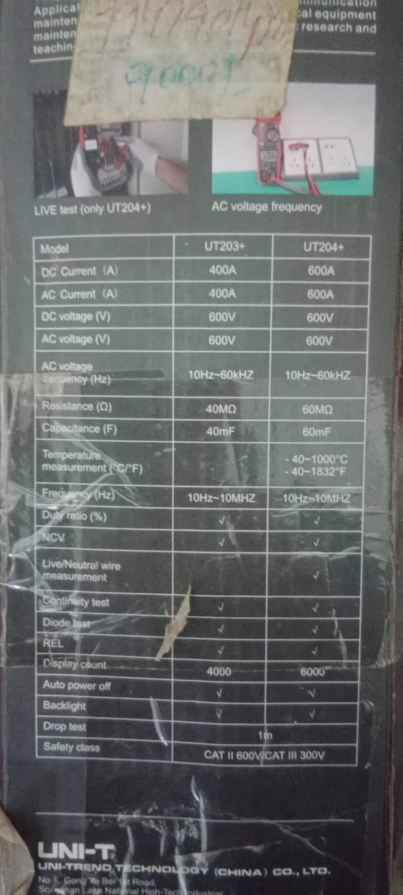 Digital clamp meter 3