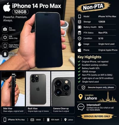 Apple iPhone 14 Pro Max Non Pta