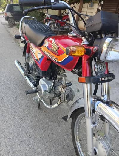 Honda CD 70 islamabad registration