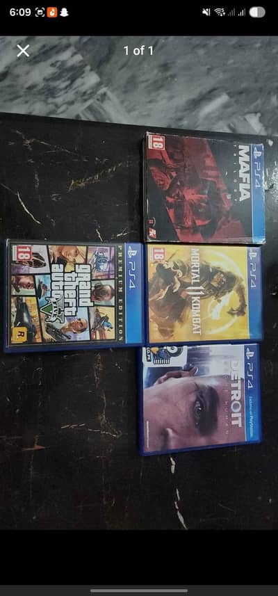 ps4 video games in best condition no scratches