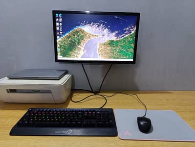 HP Z240 Gaming PC + 24” LED | RX 5500 XT 8GB | 16GB RAM