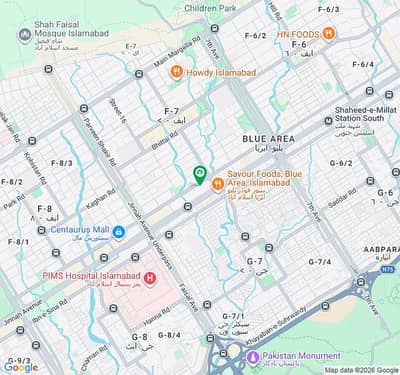 Blue Area Office 300 Square Feet Jinnah Avenue For Rent
