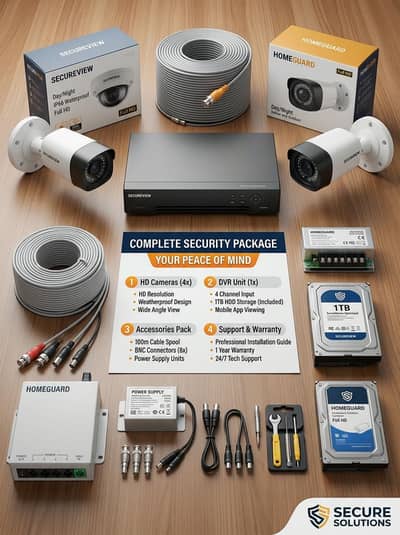 All types of cctv ip and analog